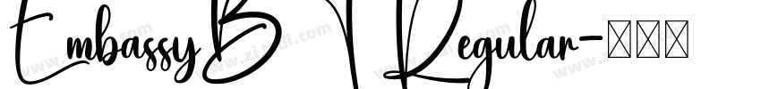 EmbassyBT Regular字体转换